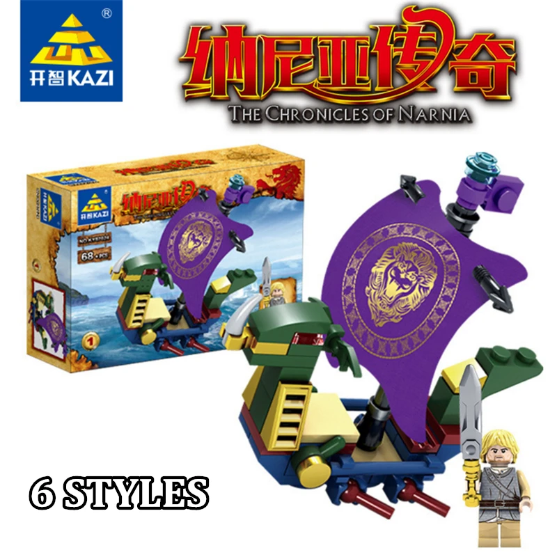 2017 New KAZI Building Blocks Chronicles of Narnia Plastic Bricks Ship Children Educational Toys Compatible with lego
2017 New KAZI Building Blocks Chronicles of Narnia Plastic Bricks Ship Children Educational Toys Compatible with lego