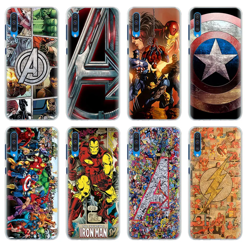 Marvel Avengers Super Hero Cases for Samsung Galaxy A30 A50 M10 M20 M30 A6 A7 A8 + A9 S10 Plus S10e Hard PC back cover
Marvel Avengers Super Hero Cases for Samsung Galaxy A30 A50 M10 M20 M30 A6 A7 A8 + A9 S10 Plus S10e Hard PC back cover