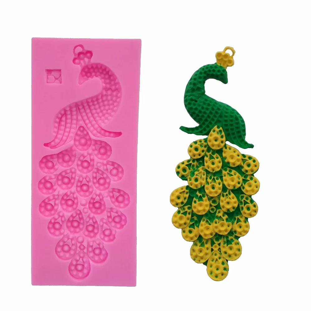 9516 Peacock Silicone Fondant Mold Sugar Mold Chocolate Mold Cake Decoration Mold Kitchenware DIY
9516 Peacock Silicone Fondant Mold Sugar Mold Chocolate Mold Cake Decoration Mold Kitchenware DIY