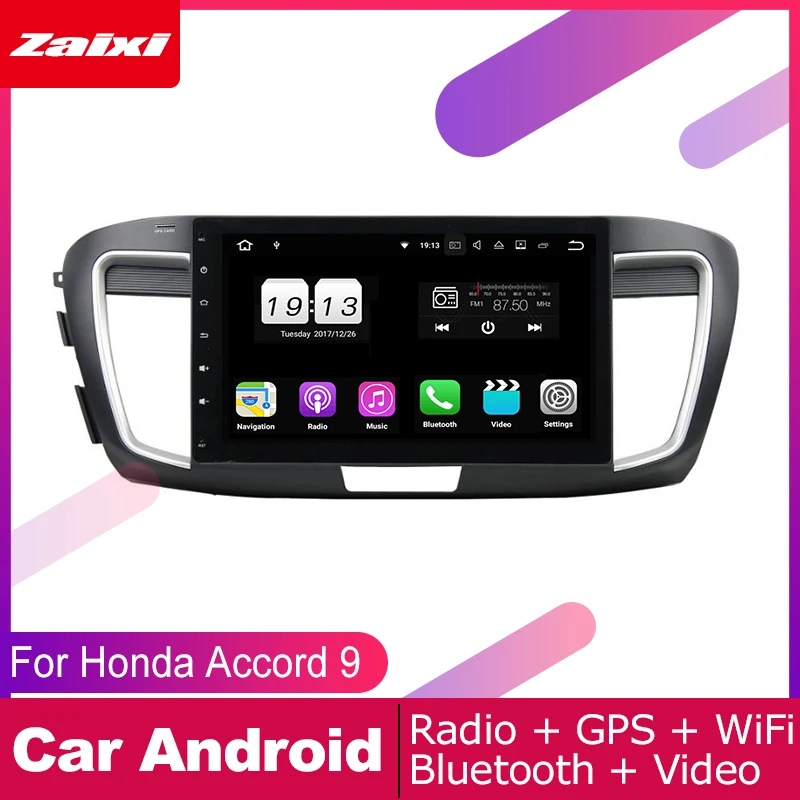 Car Android Multimedia Player For Honda Accord 9 2013~2017 Automobile GPS Navigation System Screen Radio Stereo 2 DIN Display
Car Android Multimedia Player For Honda Accord 9 2013~2017 Automobile GPS Navigation System Screen Radio Stereo 2 DIN Display