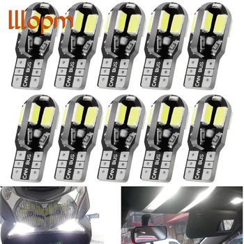 10PCS High Quality T10 8SMD 5630 LED Car Light Canbus NO OBC ERROR Auto Wedge Lamp 2825 W5W 8 SMD 5730 Led Parking Bulb 12V 10X
10PCS High Quality T10 8SMD 5630 LED Car Light Canbus NO OBC ERROR Auto Wedge Lamp 2825 W5W 8 SMD 5730 Led Parking Bulb 12V 10X