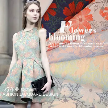 New fashion jacquard cotton fabric high-grade fluffy chrysanthemum yarn-dyed jacquard fabric dress umbrella skirt damask fabric
New fashion jacquard cotton fabric high-grade fluffy chrysanthemum yarn-dyed jacquard fabric dress umbrella skirt damask fabric