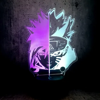 Mix Dual Color 3D Lamp Naruto and Sasuke dual face bed room decor lights teenager birthday gift lava boys bookcase exhibition
Mix Dual Color 3D Lamp Naruto and Sasuke dual face bed room decor lights teenager birthday gift lava boys bookcase exhibition
