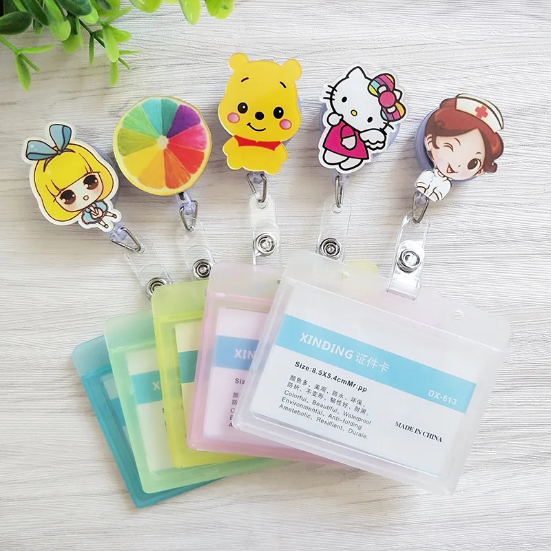 1pc Nurse Exhibition ID Name Card Badge Holder Cute Retractable Badge Reel Student Office Supplies Retractable Badge Holder
1pc Nurse Exhibition ID Name Card Badge Holder Cute Retractable Badge Reel Student Office Supplies Retractable Badge Holder