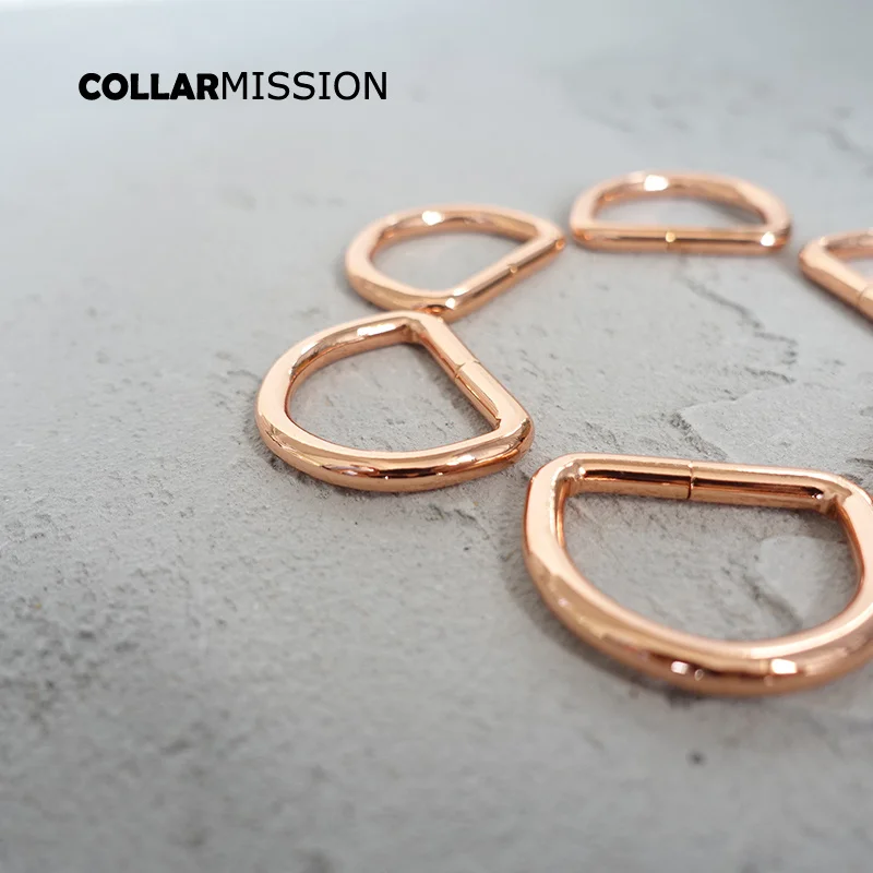 D ring for 25mm webbing dog collar chain leather belt rose golden connect metal buckle heavy duty Non-welded flat Dee ring DK25M
D ring for 25mm webbing dog collar chain leather belt rose golden connect metal buckle heavy duty Non-welded flat Dee ring DK25M