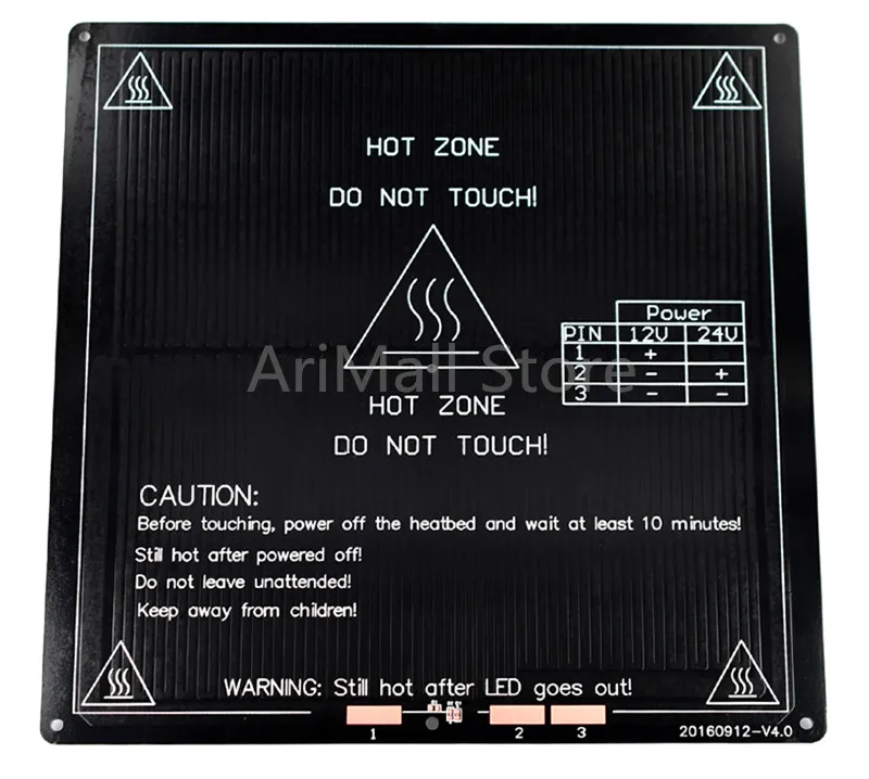 3D Printer upgraded Hotbed MK3 12V/24V Aluminum plate heatbed 220*220*3mm PCB hotbed reprap standard Aluminum Heatbed
3D Printer upgraded Hotbed MK3 12V/24V Aluminum plate heatbed 220*220*3mm PCB hotbed reprap standard Aluminum Heatbed