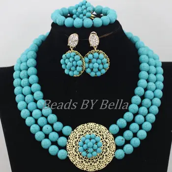 Fashion Blue Stone Beads Sale African Beads Jewelry Set Nigerian Wedding Women Necklace Bridal Jewelry Sets Free Shipping ABF865
Fashion Blue Stone Beads Sale African Beads Jewelry Set Nigerian Wedding Women Necklace Bridal Jewelry Sets Free Shipping ABF865