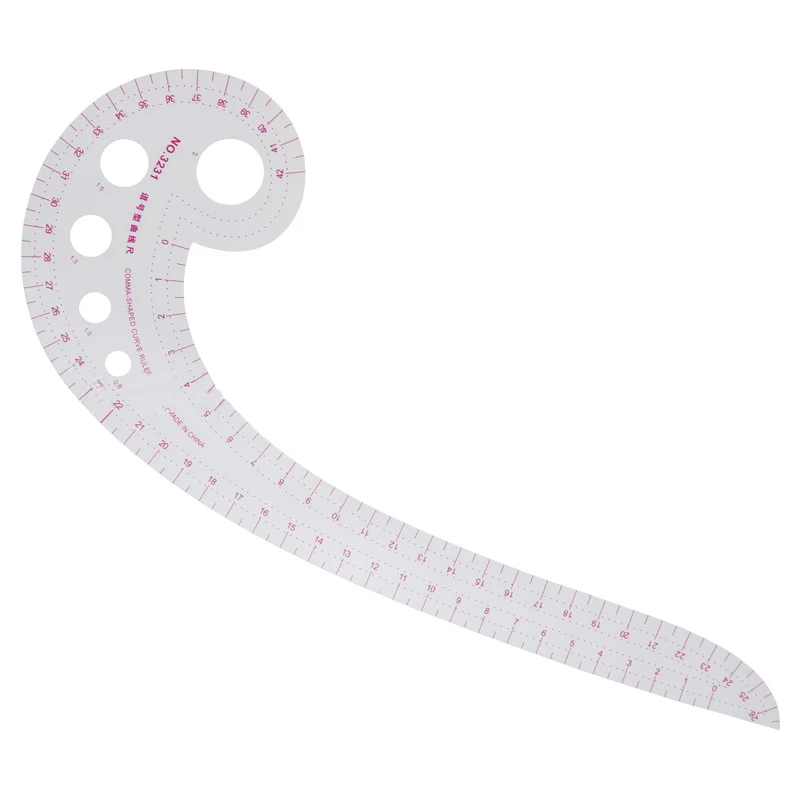 Comma-shaped Curve Ruler Inner Scale Sleeve Curve Ruler for Patchwork Making Clothes DIY Tools Sewing Tools Accessories
Comma-shaped Curve Ruler Inner Scale Sleeve Curve Ruler for Patchwork Making Clothes DIY Tools Sewing Tools Accessories