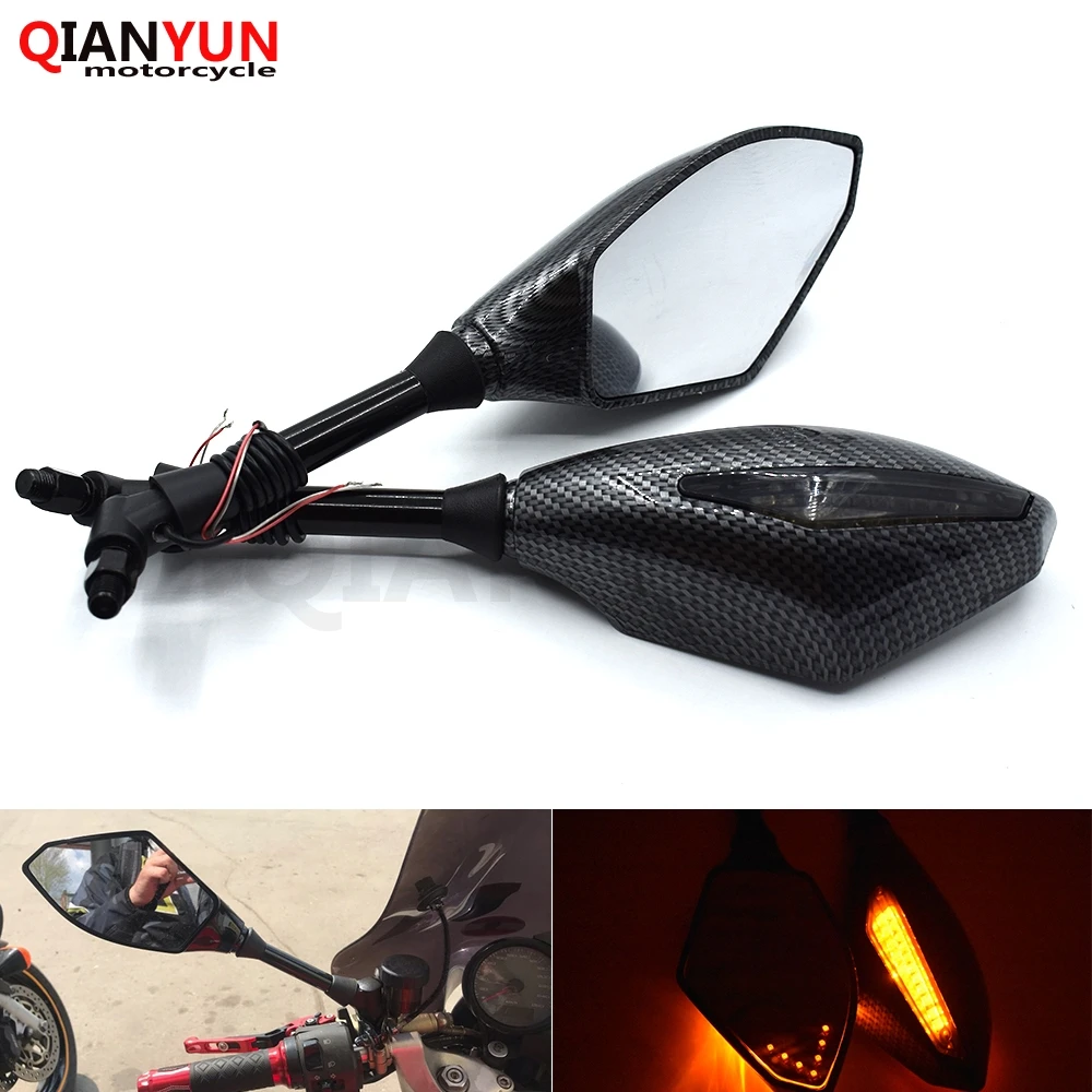 Universal 10 mm motorcycle LED turn signal rear view mirror side mirror For Yamaha FZ6 FAZER FZ6R FZ8 FZ1 FAZER XJ6 MT-07 FZ-07
Universal 10 mm motorcycle LED turn signal rear view mirror side mirror For Yamaha FZ6 FAZER FZ6R FZ8 FZ1 FAZER XJ6 MT-07 FZ-07