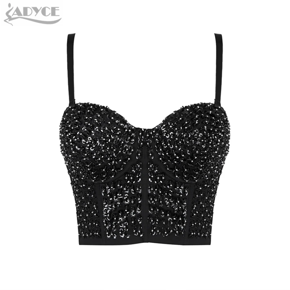 ADYCE Runway Luxury Crop Top 2017 Winter New Colorful Rhinestone Beading Black White Vest Women Party Nightclub Tank Tops
ADYCE Runway Luxury Crop Top 2017 Winter New Colorful Rhinestone Beading Black White Vest Women Party Nightclub Tank Tops