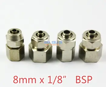 10 Pieces 8mm x 1/8" BSP Brass Straight Female Pneumatic Pipe Hose Quick Coupler Connector Coupling Fitting
10 Pieces 8mm x 1/8" BSP Brass Straight Female Pneumatic Pipe Hose Quick Coupler Connector Coupling Fitting