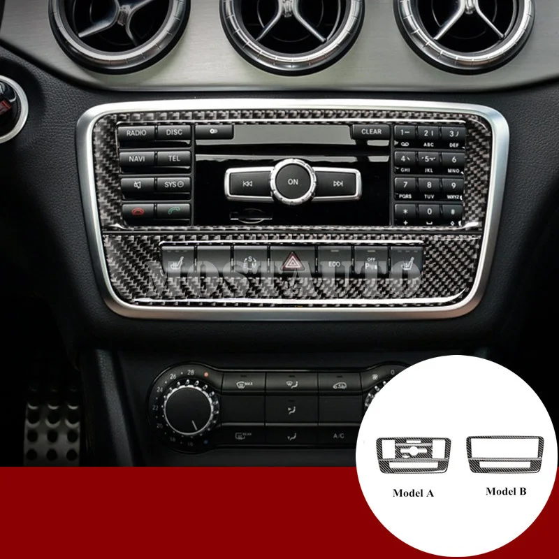 For Benz A Class W176 Carbon Fiber Center Console CD Panel Cover 2013 -2018 2pcs Car Accessories Interior Car Decor Car Trim
For Benz A Class W176 Carbon Fiber Center Console CD Panel Cover 2013 -2018 2pcs Car Accessories Interior Car Decor Car Trim