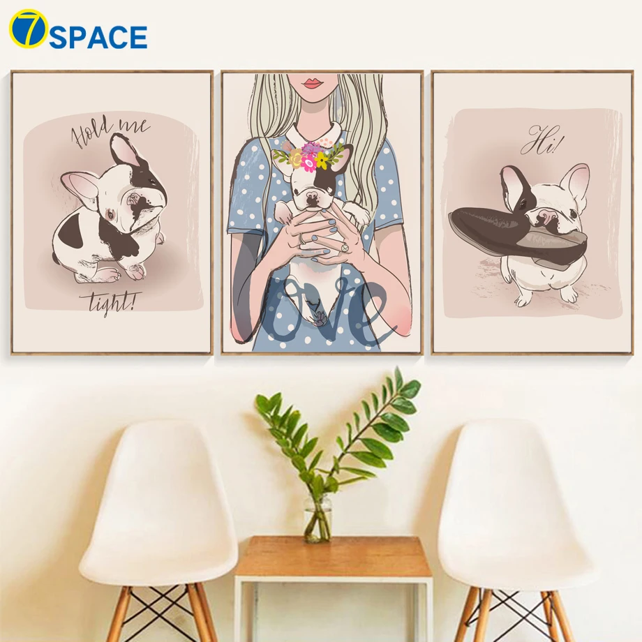 Watercolor Girl Bulldog Posters And Prints Wall Art Canvas Painting Nordic Poster Animal Wall Pictures Baby Kids Room Home Decor
Watercolor Girl Bulldog Posters And Prints Wall Art Canvas Painting Nordic Poster Animal Wall Pictures Baby Kids Room Home Decor