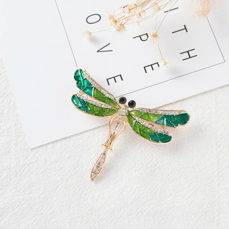 Crystal Vintage Dragonfly Brooches For Women Insect Brooch Pins Fashion Dress Coat Accessories Cute Jewelry Enamel Pin
Crystal Vintage Dragonfly Brooches For Women Insect Brooch Pins Fashion Dress Coat Accessories Cute Jewelry Enamel Pin