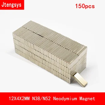 Jtengsys 150 PCS 12*4*2mm N38 N52 Strip strong permanent Neodymium Magnet surface paint nickle
Jtengsys 150 PCS 12*4*2mm N38 N52 Strip strong permanent Neodymium Magnet surface paint nickle