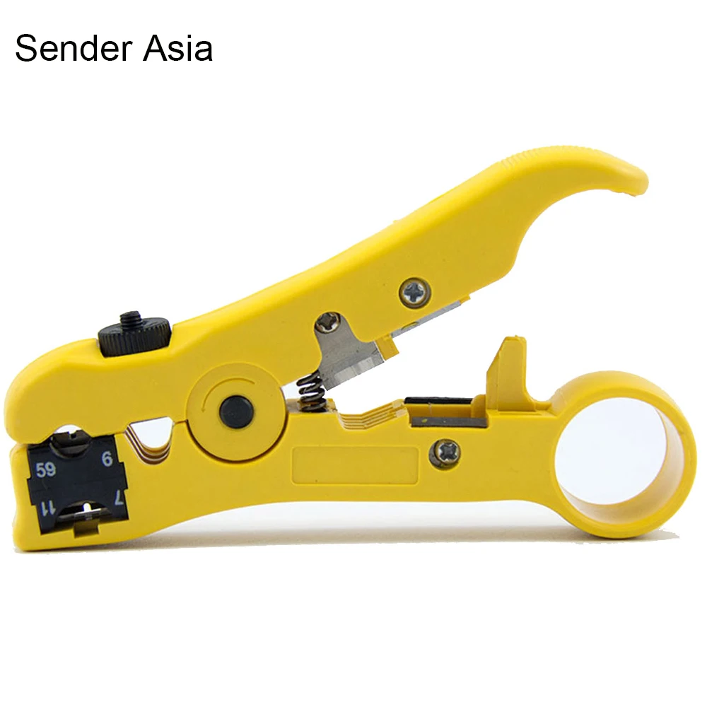 Flat or Round UTP Cat5 Cat6 Stripper Coax Coaxial Stripping Tool Universal Cable Stripper Cutter
Flat or Round UTP Cat5 Cat6 Stripper Coax Coaxial Stripping Tool Universal Cable Stripper Cutter