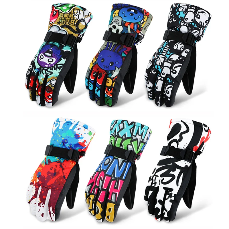 Winter Thicken Ski Gloves Winter Warm Windproof Waterproof Adjustable Snowboard Gloves Climbing Motorcycle Snow Skiing Mittens
Winter Thicken Ski Gloves Winter Warm Windproof Waterproof Adjustable Snowboard Gloves Climbing Motorcycle Snow Skiing Mittens