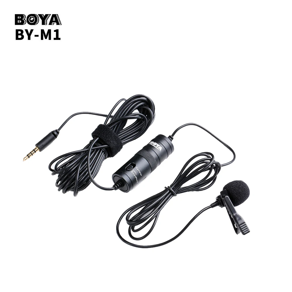 Original BOYA BY-M1 Recording microfone Lavalier Lapel Microphone Video Mic For Youtube Video Record Mic For Pc iPhone 12Pro Max
Original BOYA BY-M1 Recording microfone Lavalier Lapel Microphone Video Mic For Youtube Video Record Mic For Pc iPhone 12Pro Max