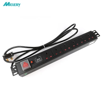 PDU Power Strip SPD Surge Protector Cabinet Socket 1U 6 way UK Plug Switch Overload Lightning Protection with 2m Extension Cord
PDU Power Strip SPD Surge Protector Cabinet Socket 1U 6 way UK Plug Switch Overload Lightning Protection with 2m Extension Cord