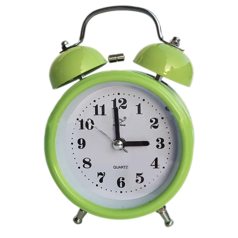 Portable Fashion Classic Silent Double Bell Alarm Clock Quartz Movement Bedside Night Light Best Quality
Portable Fashion Classic Silent Double Bell Alarm Clock Quartz Movement Bedside Night Light Best Quality