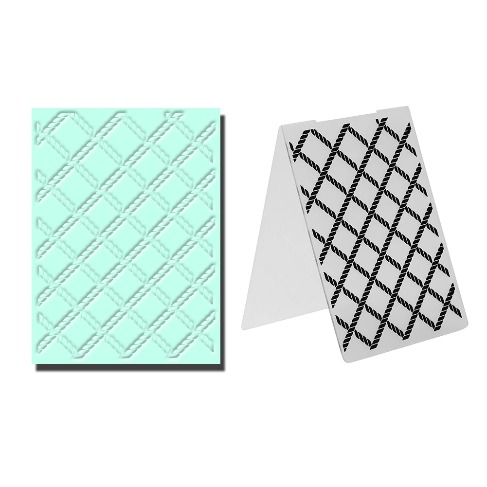 1 Pcs DIY Lattice Plastic Embossing Mould For Scrapbook Photo Album Card Paper Concave and Convex Embossed Mold DIY Decoration
1 Pcs DIY Lattice Plastic Embossing Mould For Scrapbook Photo Album Card Paper Concave and Convex Embossed Mold DIY Decoration