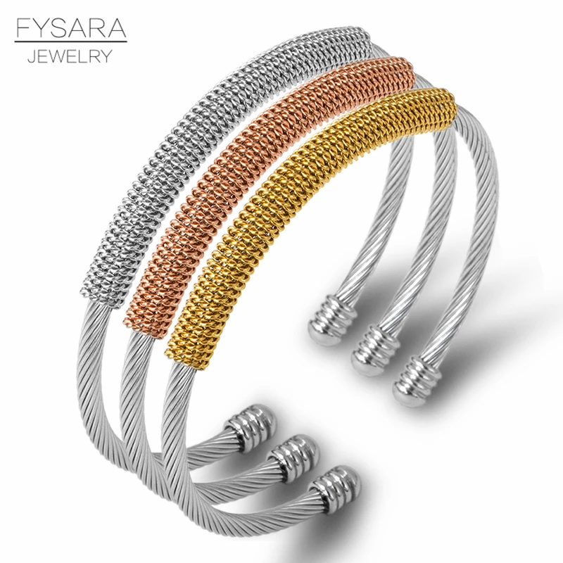 FYSARA New Fashion Cuff Open Bracelet Simple Adjustable Wristband Chain Bracelet Bangles For Women Accessories Jewelry Gift
FYSARA New Fashion Cuff Open Bracelet Simple Adjustable Wristband Chain Bracelet Bangles For Women Accessories Jewelry Gift