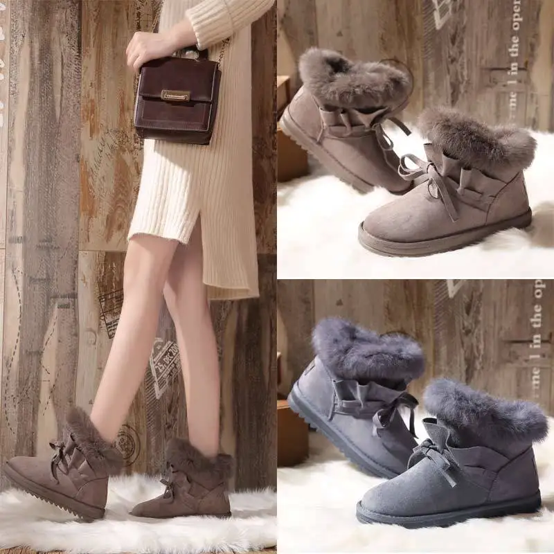 2018 new snow boots women's hair short boots plus velvet autumn and winter Korean version of the wild cotton shoes short boots..
2018 new snow boots women's hair short boots plus velvet autumn and winter Korean version of the wild cotton shoes short boots..