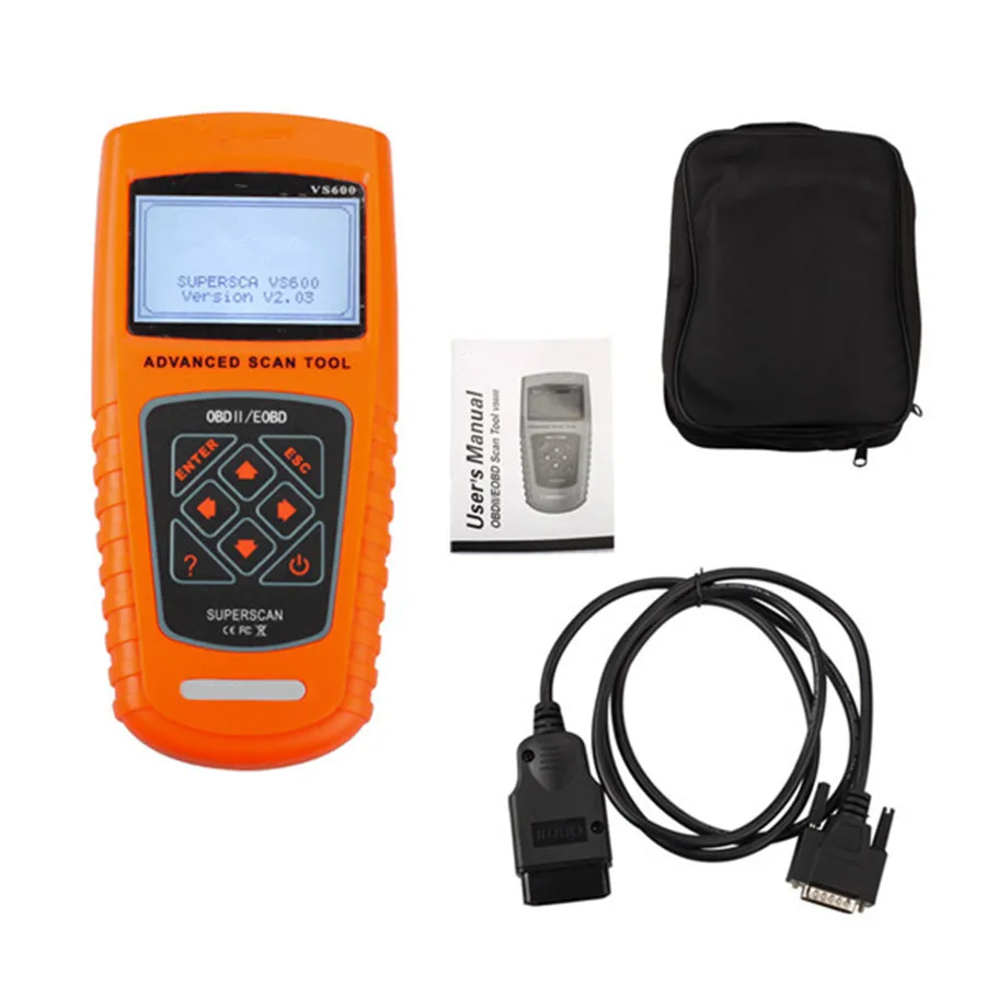

Professional VS600 Scanner for All OBDII EOBD OBD CAN Automotive Auto Vehicles Diagnostic Tool Code Readers & Scan Tools