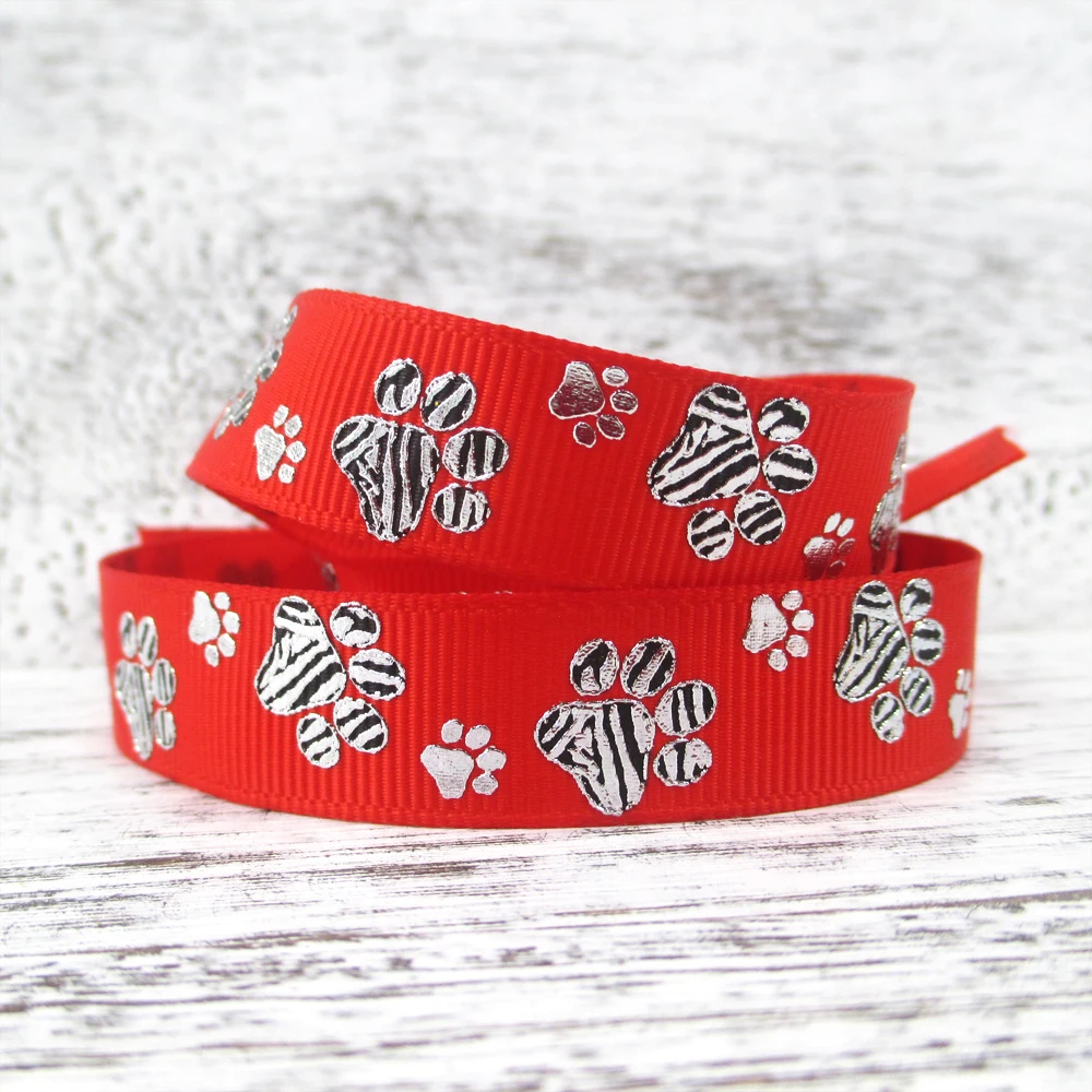David accessories 5/8"16mm footprint dot printed polyester grosgrain tape ribbon 5yds,DIY handmade,wedding gift wrap,5Yc3314
David accessories 5/8"16mm footprint dot printed polyester grosgrain tape ribbon 5yds,DIY handmade,wedding gift wrap,5Yc3314