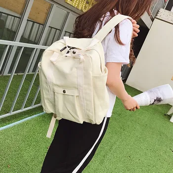 2019 New Casual Canvas Large Backpack Fashion Women's Outdoor Leather Zipper Square Shoulder Back Pack Bag Pack #C7
2019 New Casual Canvas Large Backpack Fashion Women's Outdoor Leather Zipper Square Shoulder Back Pack Bag Pack #C7