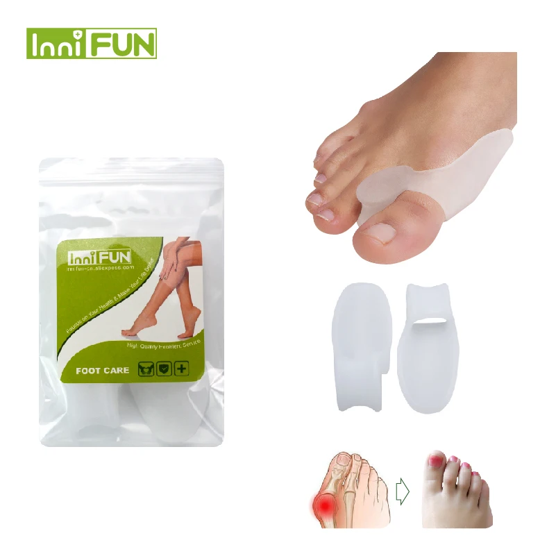 Soft Bunion Protector Toe Straightener Toe Seperating Toe Gel Separators Eases Foot Pain Feet Care Foot Care Tool Thumb Valgus
Soft Bunion Protector Toe Straightener Toe Seperating Toe Gel Separators Eases Foot Pain Feet Care Foot Care Tool Thumb Valgus