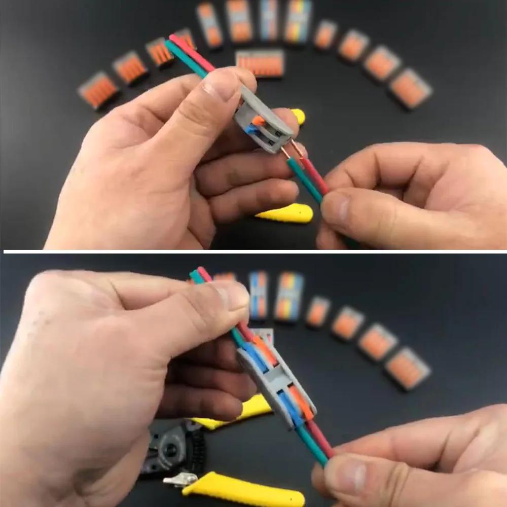 30PCS Reusasble Wire Cable Connector Type 2/3/5 Plugs Mini Fast Connectors Universal Wiring Cable Connector Conductor Terminal
30PCS Reusasble Wire Cable Connector Type 2/3/5 Plugs Mini Fast Connectors Universal Wiring Cable Connector Conductor Terminal
