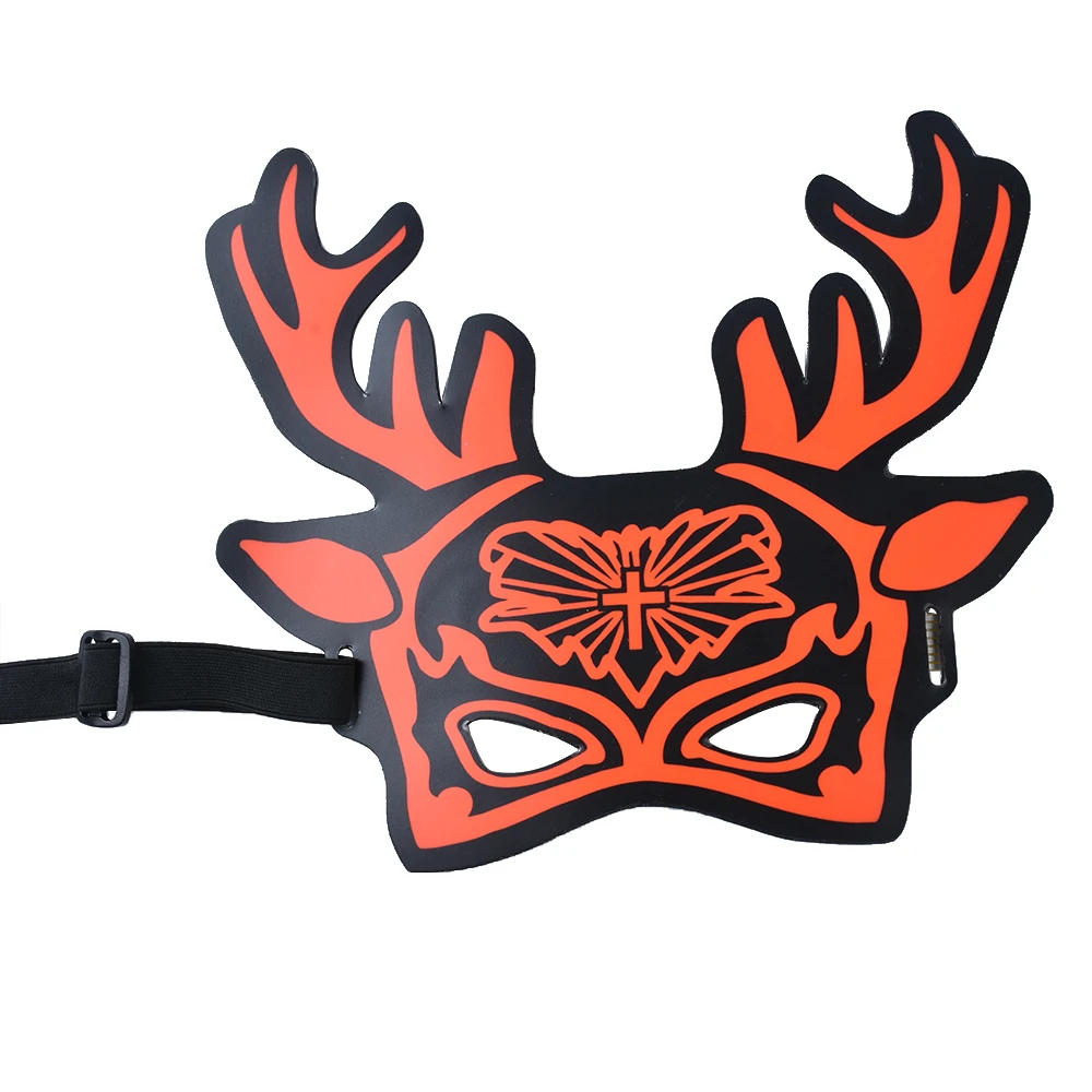 LED Sound Activated Mask Halloween Animal Face Mask Cosplay Costume Props Cute Christmas Deer Mask Fluorescent MASK decoration
LED Sound Activated Mask Halloween Animal Face Mask Cosplay Costume Props Cute Christmas Deer Mask Fluorescent MASK decoration