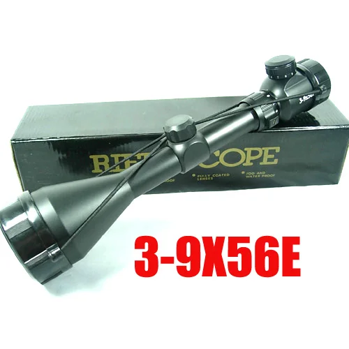 High quality 3-9x56E Red illuminated Rangerfinder Infrared Rifle Scope free shipping
High quality 3-9x56E Red illuminated Rangerfinder Infrared Rifle Scope free shipping
