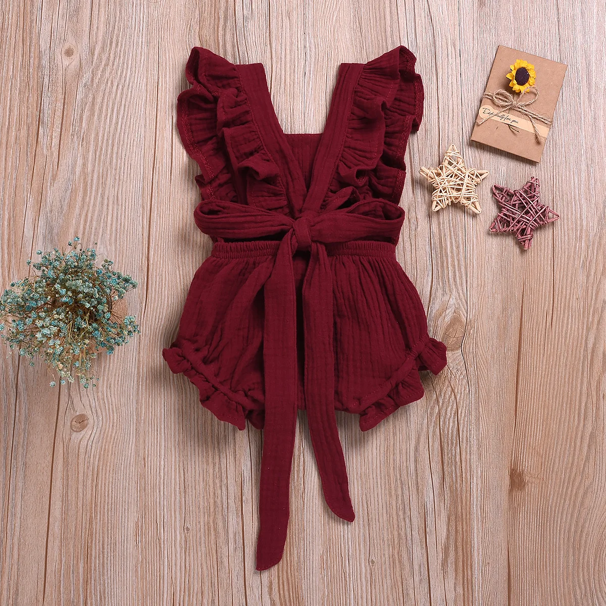 Newborn Baby Girls Ruffle Solid Color Romper Backcross Jumpsuit Outfits Sunsuit Baby Clothing
Newborn Baby Girls Ruffle Solid Color Romper Backcross Jumpsuit Outfits Sunsuit Baby Clothing