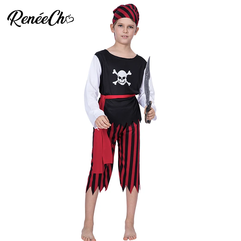 Детский костюм для Хэллоуина пиратский мальчиков карнавальный вечерние костюмы