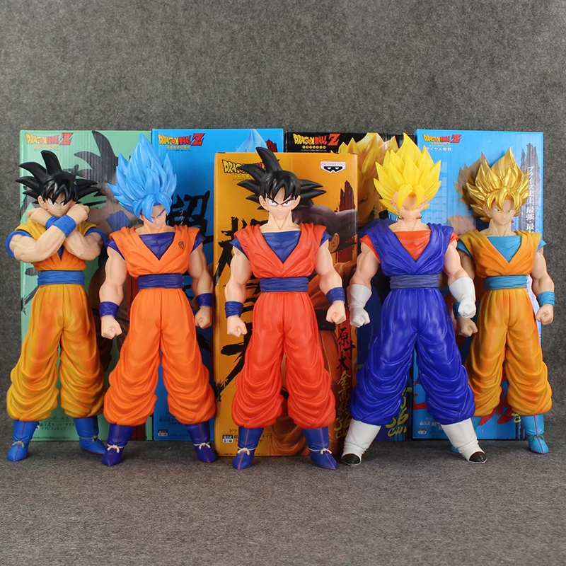 5 Styles 41cm Anime Dragon Ball Z Banpresto SON GOKU Super Saiyan PVC Action Figure Model Toys Dolls
5 Styles 41cm Anime Dragon Ball Z Banpresto SON GOKU Super Saiyan PVC Action Figure Model Toys Dolls