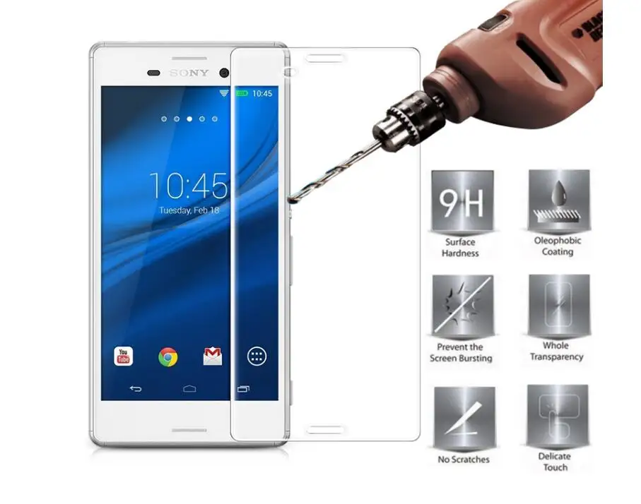 Front+Back 9H Premium Tempered Glass For Sony Xperia M4 Aqua Screen Protector Toughened protective film For Sony M4 Glass
Front+Back 9H Premium Tempered Glass For Sony Xperia M4 Aqua Screen Protector Toughened protective film For Sony M4 Glass