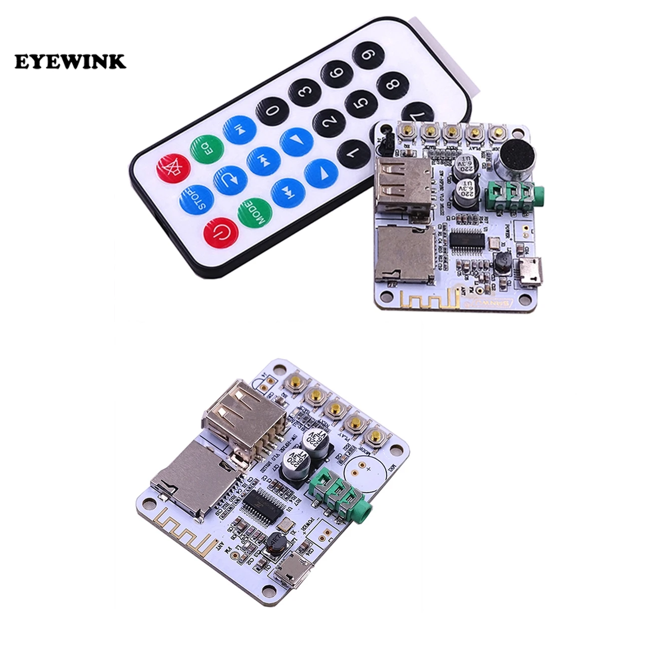 Bluetooth Audio Receiver board with USB TF card Slot decoding playback preamp output A7-004 5V 2.1 Wireless Stereo Music Module
Bluetooth Audio Receiver board with USB TF card Slot decoding playback preamp output A7-004 5V 2.1 Wireless Stereo Music Module