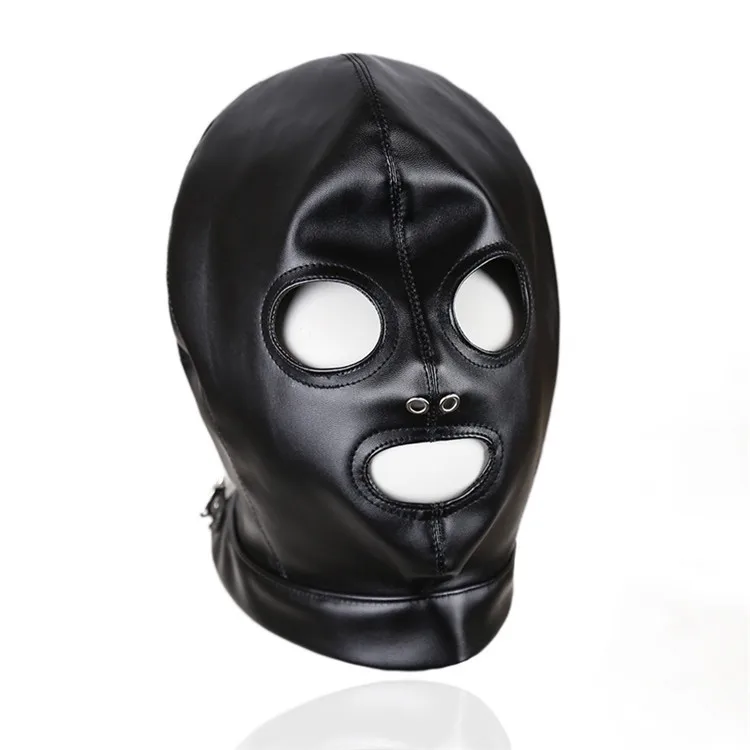 Black Faux Leather Back Lace Up Fetish Hood Open Eyes and Open Mouth Gothic Gimp Slave Role Play Head Mask Masqrade Costume
Black Faux Leather Back Lace Up Fetish Hood Open Eyes and Open Mouth Gothic Gimp Slave Role Play Head Mask Masqrade Costume