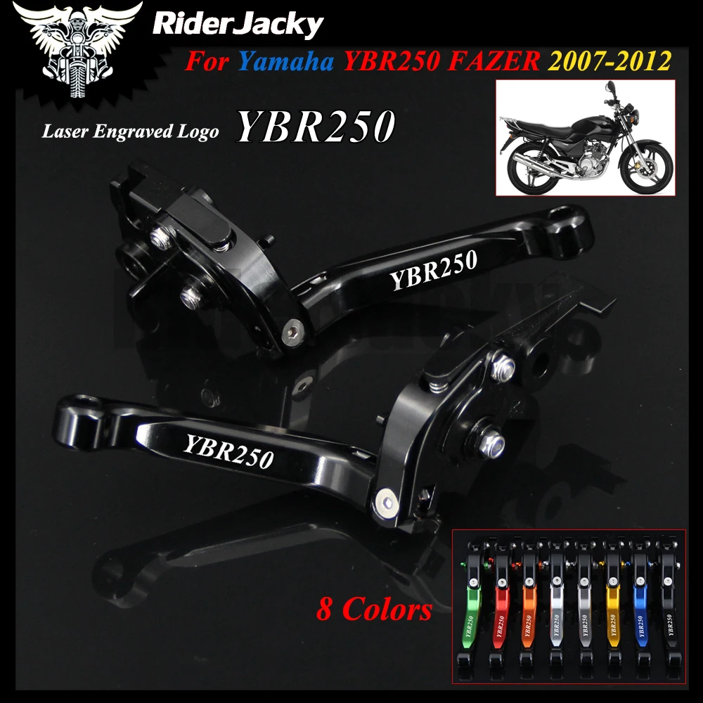 For YAMAHA YBR250 YBR 250 FAZER 2007-2012 2008 2009 2010 2011 Full Black Motorcycle Accessories Adjustable Brake Clutch Lever
For YAMAHA YBR250 YBR 250 FAZER 2007-2012 2008 2009 2010 2011 Full Black Motorcycle Accessories Adjustable Brake Clutch Lever