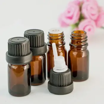 500PCS 1ml 2ml 3ml 5ml Mini Amber Glass Essential Oil Bottle With Black Cap Brown Glass Bottle Sample Test Refillable Bottles
500PCS 1ml 2ml 3ml 5ml Mini Amber Glass Essential Oil Bottle With Black Cap Brown Glass Bottle Sample Test Refillable Bottles