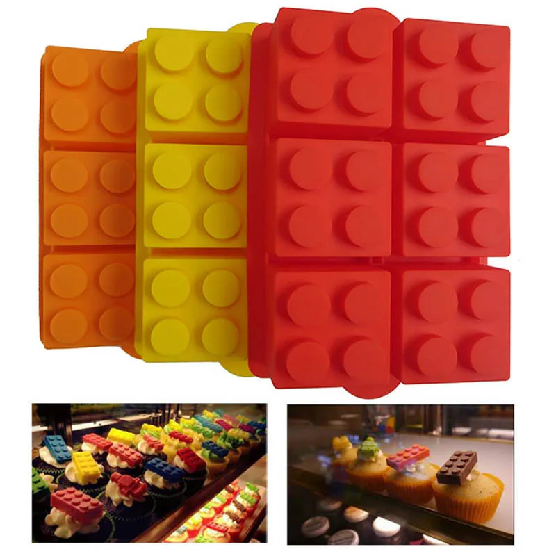 Большие блоки роботов образная форма торта Lego инструменты для украшения