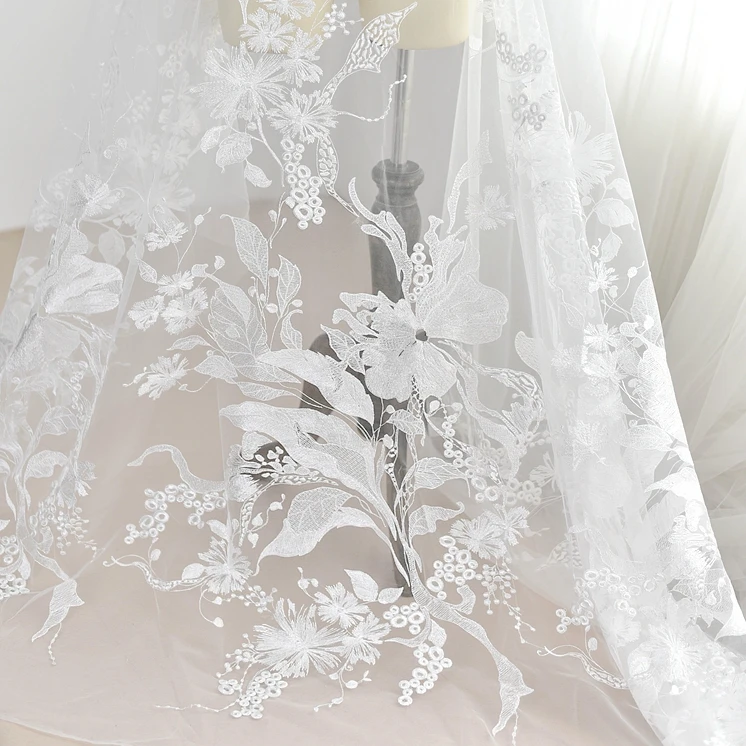 55CM big flowers ivory lace fabric tulle mesh embroidered 2018 new lace! 1 Yard price wedding dress sewing lace accessories!
55CM big flowers ivory lace fabric tulle mesh embroidered 2018 new lace! 1 Yard price wedding dress sewing lace accessories!