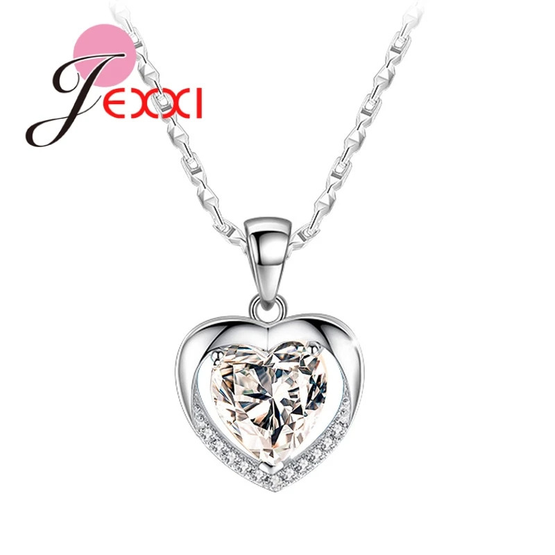 Wholesale 925 Sterling Silver Necklace Fashion New Jewelry Double Colors Zirconia Heart Pendant Necklace For Women Gifts
Wholesale 925 Sterling Silver Necklace Fashion New Jewelry Double Colors Zirconia Heart Pendant Necklace For Women Gifts