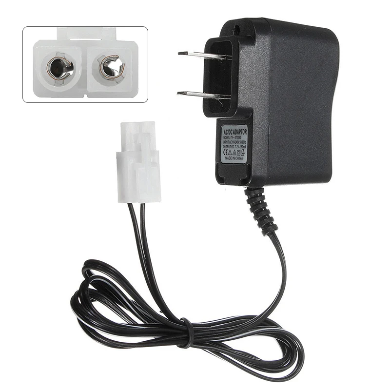 4.8V/12V 250mA Ni-CD Ni-MH Battery Charger 2p Plug for Remote Control Car Charger Adapter
4.8V/12V 250mA Ni-CD Ni-MH Battery Charger 2p Plug for Remote Control Car Charger Adapter