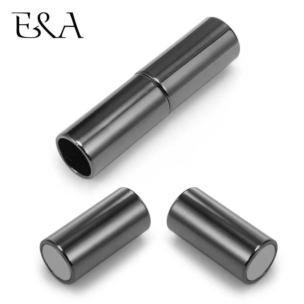 Stainless Steel Magnetic Clasp Column Hole 6mm Leather Cord Clasps Magnet Buckle DIY Bracelet Supplies Jewelry Making Components
Stainless Steel Magnetic Clasp Column Hole 6mm Leather Cord Clasps Magnet Buckle DIY Bracelet Supplies Jewelry Making Components