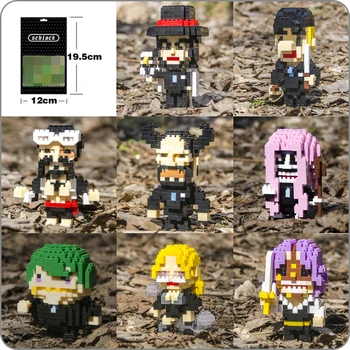 SC Anime One Piece Government Cipher Pol No.9 Spandam Lucci Kaku Kalifa DIY Small Mini Diamond Blocks Building Toy New in Bags
SC Anime One Piece Government Cipher Pol No.9 Spandam Lucci Kaku Kalifa DIY Small Mini Diamond Blocks Building Toy New in Bags