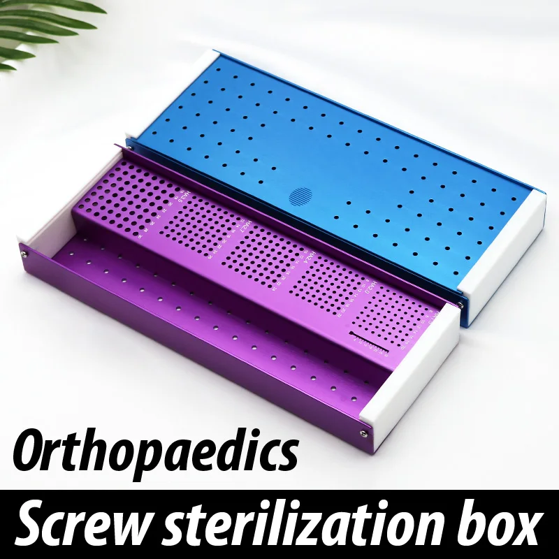 Sterilizing box for osteopathic screws sterilizing box for animal bone setting, phalangeal bone and metacarpal bone
Sterilizing box for osteopathic screws sterilizing box for animal bone setting, phalangeal bone and metacarpal bone