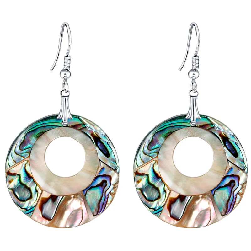 1pair Round Heart Square Water Drop Shape Earrings Colorful Natural Abalone Shell Dangle Earrings For Women Jewelry Gift
1pair Round Heart Square Water Drop Shape Earrings Colorful Natural Abalone Shell Dangle Earrings For Women Jewelry Gift